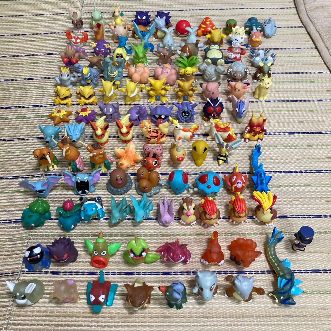 【ジャンク】ポケモン　ソフビ指人形　初期