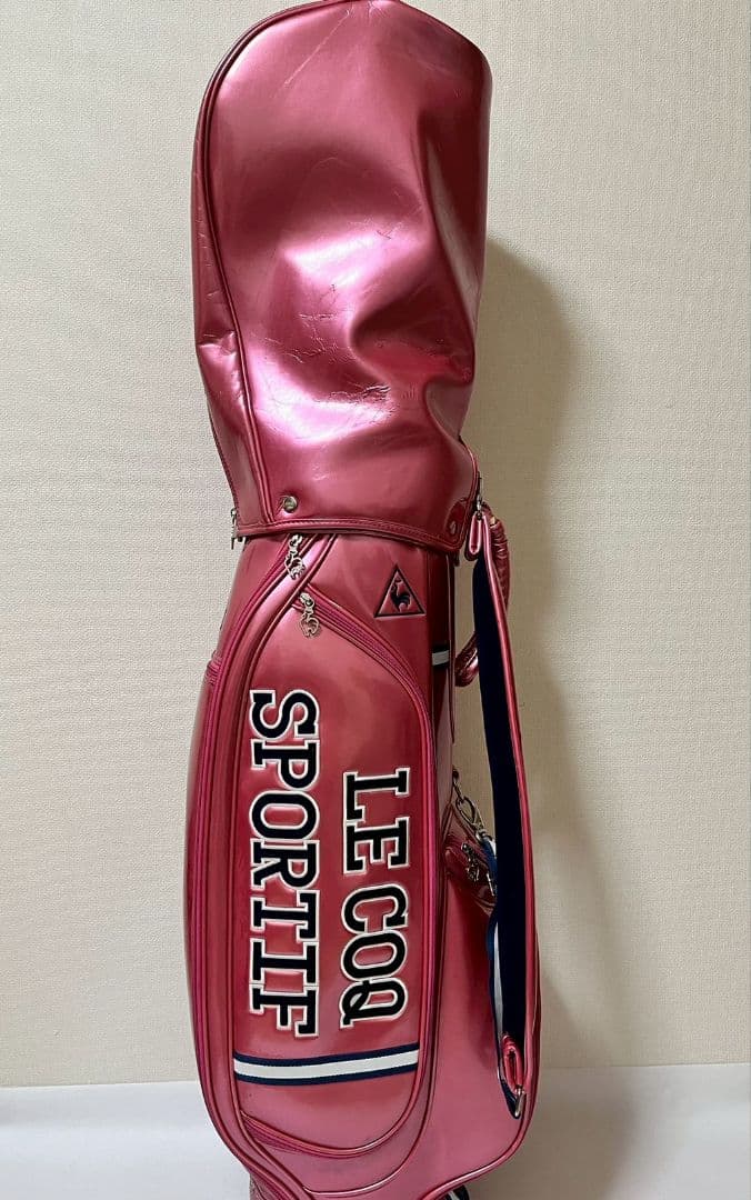 美品　ゴルフ　キャディバッグ　ルコック ピンク