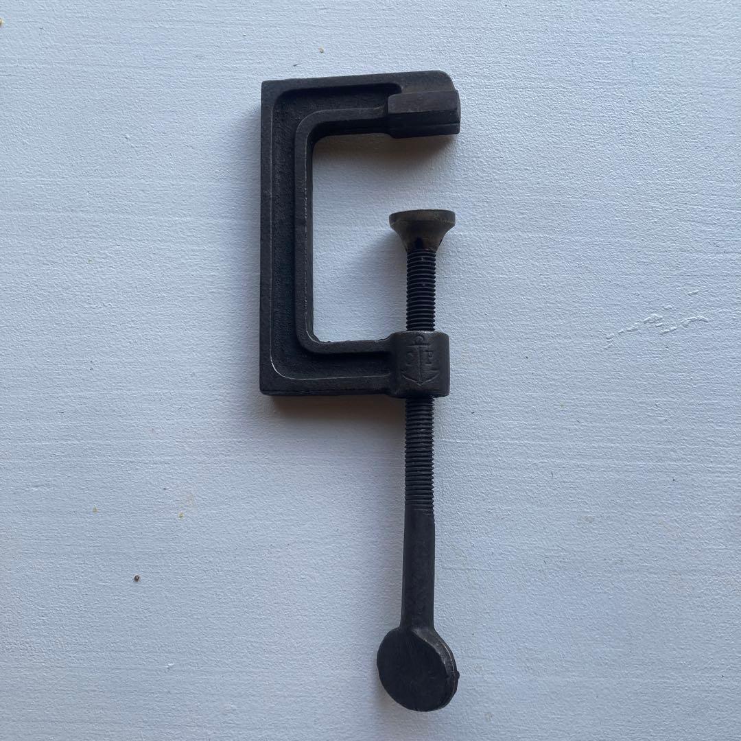 フランス製インダストリアルクランプビンテージ　作業用1940年代　アトリエ