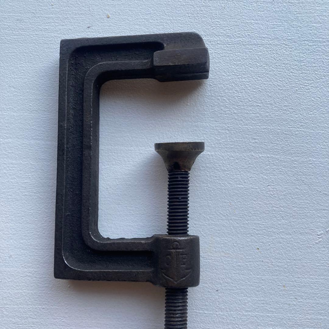 フランス製インダストリアルクランプビンテージ　作業用1940年代　アトリエ