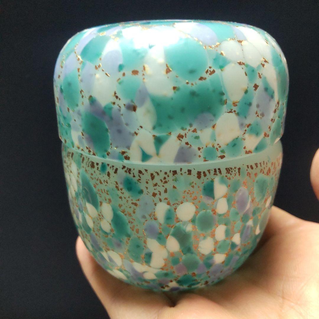 茶道具　津軽びいどろ　なつめ