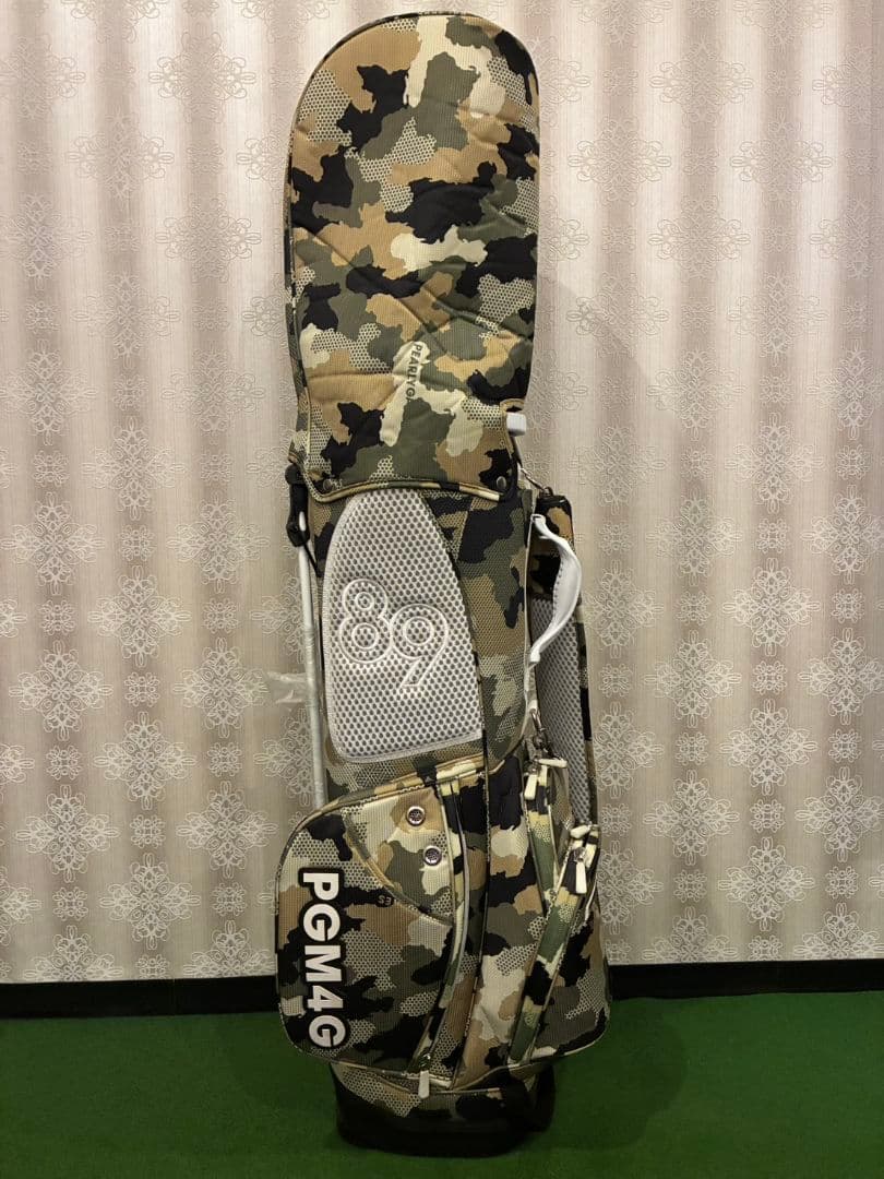 【希少完売済み】パーリーゲイツ カモ キャディバッグ 他ヘッドカバー6点セット