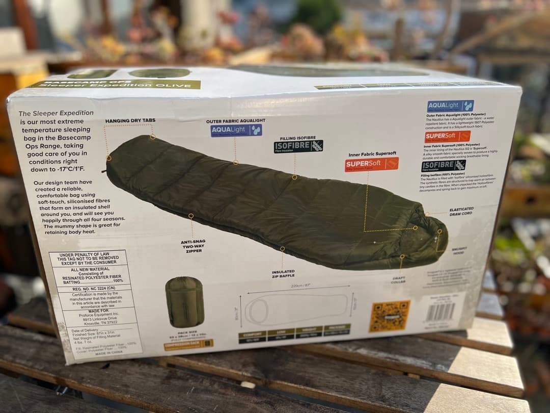 【逸品寝袋フルセット・値下げ不可】Snugpak コンプリートセット