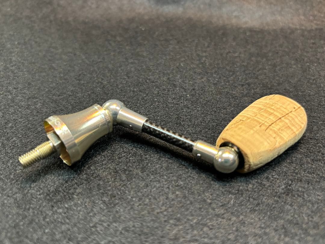 ロデオクラフト RCシングルスピニングカーボンハンドル 40mm シマノ用