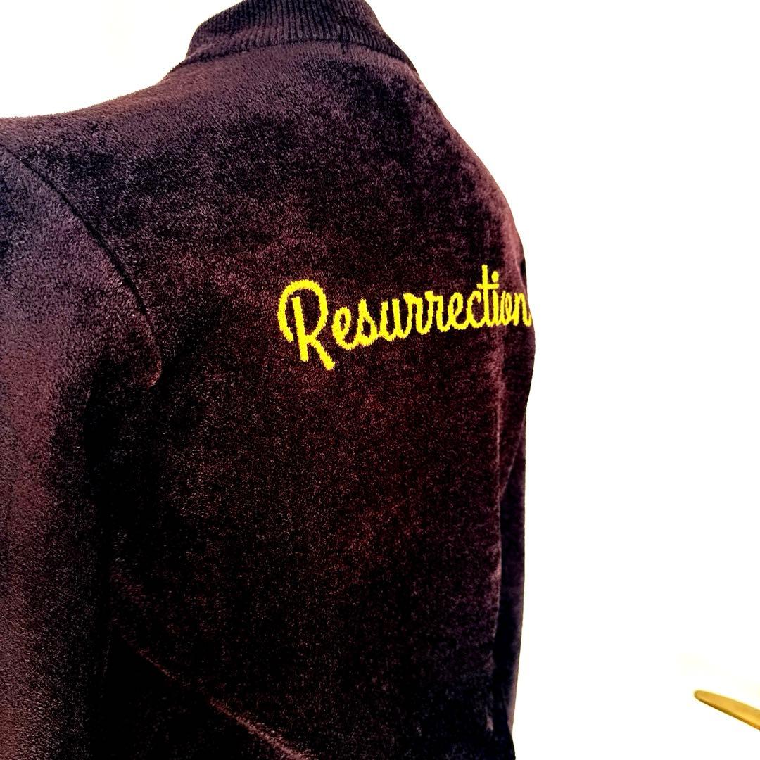 お値下げRESURRECTION★ニットコンビネーション パデットブルゾン