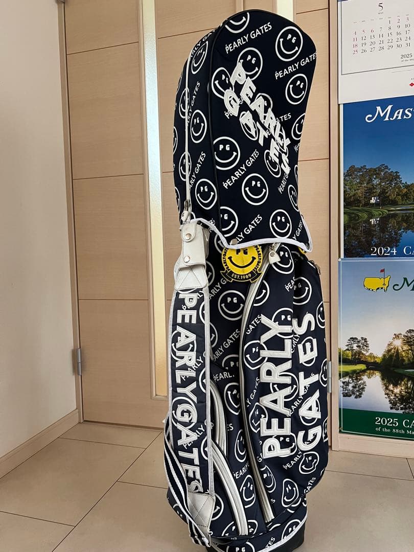 PEARLY GATES キャディバッグ スタンド式スマイル