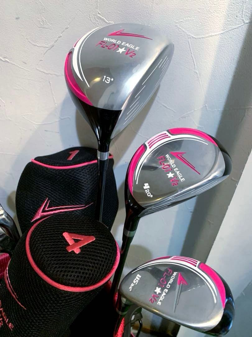 美品　ワールドイーグル　レディースゴルフクラブ 本格フルセット　プロ推進　優しい