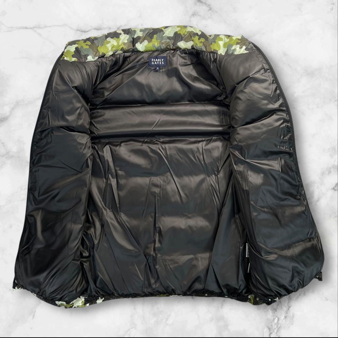 極美品 PEARLY GATES 迷彩柄 ダウンベスト サイズ5/L相当