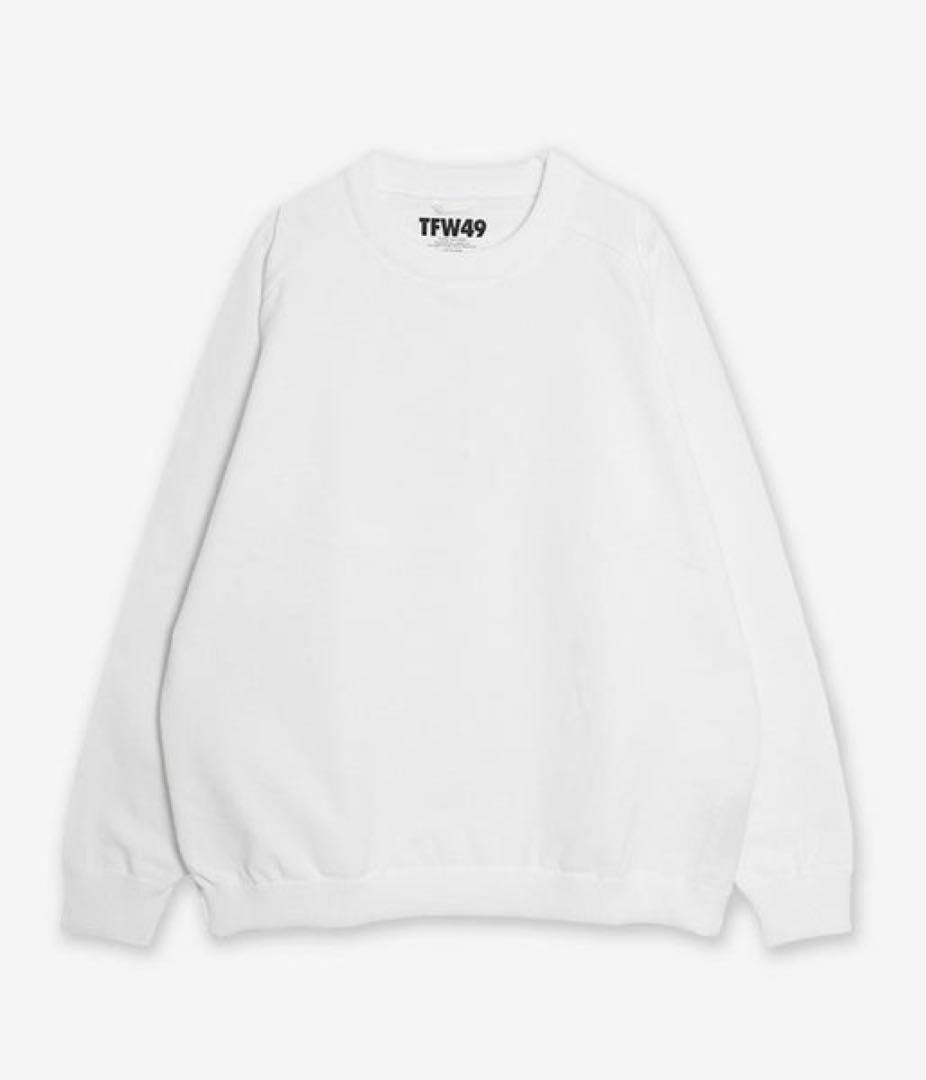 【TFW49】ROUND NECK KNIT Sサイズ 新品未使用/未開封 WH