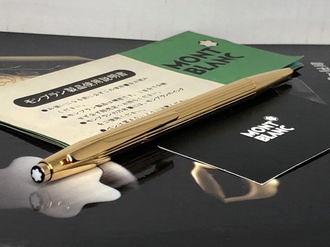 ⭐️金運を呼ぶ総金張り⭐️モンブラン⭐️ノブレスNo1947⭐️世界中で支持の高い逸品⭐️