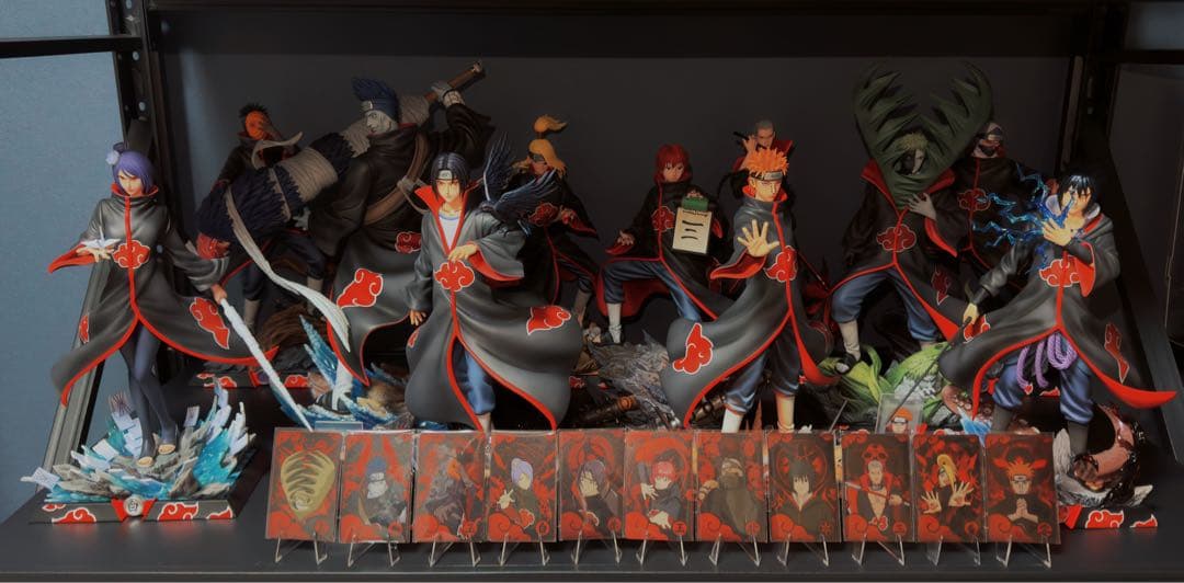 暁セット　フィギュア　ナルト疾風伝 NARUTO　ガレージキット