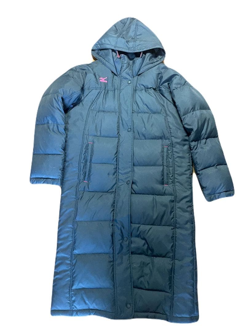 美品 Mizuno フード付ベンチコート Lサイズ