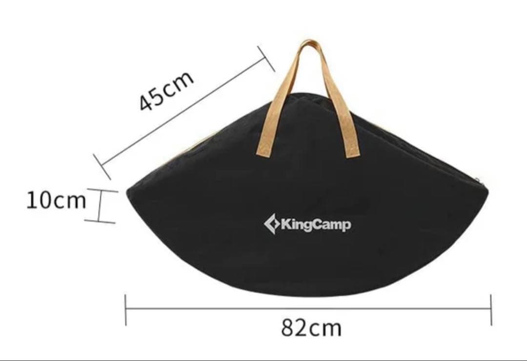 KingCamp キングキャンプ バンブーラウンドテーブル