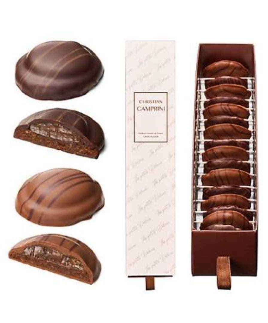 クリスチャンカンプリニ　サブレ キャラメル カフェ　サロンデュショコラ