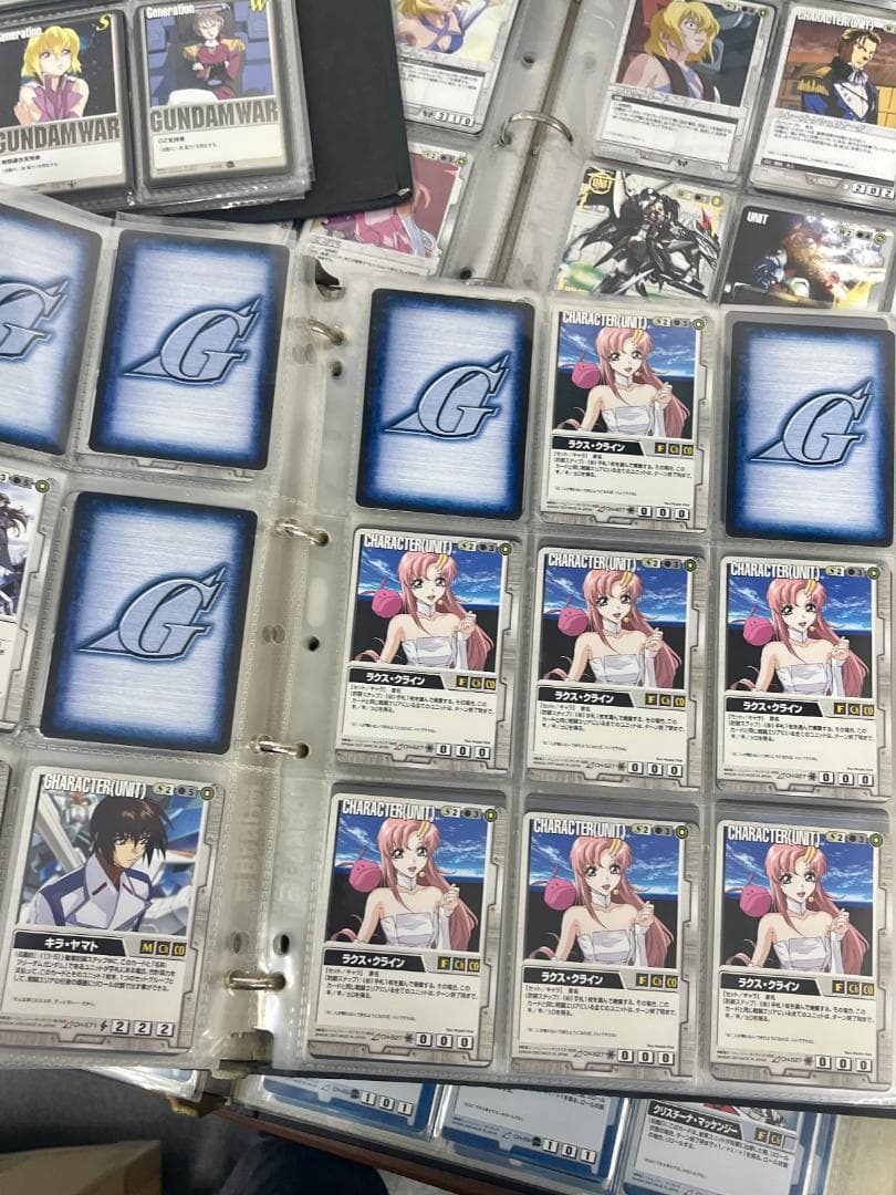 ゆ*り様 ガンダムウォー 大量セット まとめ バインダー 7冊 ID531099