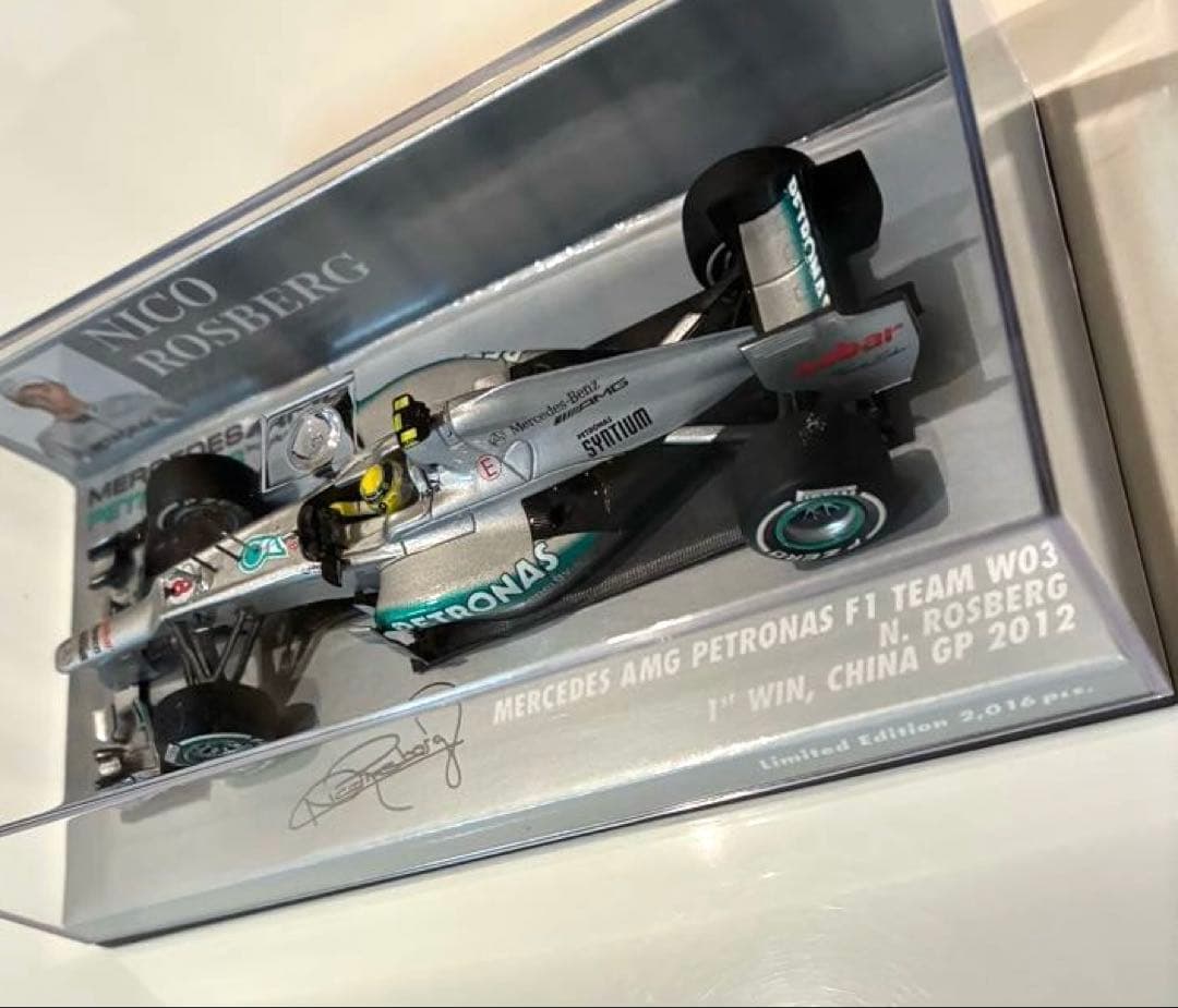 ミニチャンプス　F1 ミニカー　レッドブル　ベッテル、メルセデス　ロズベルグ