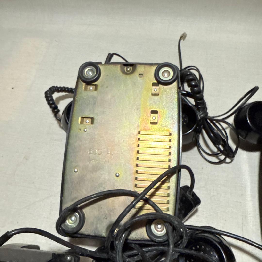 60s 昭和レトロ Japan 黒電話 ダイヤル式電話機 5台まとめ売り セット