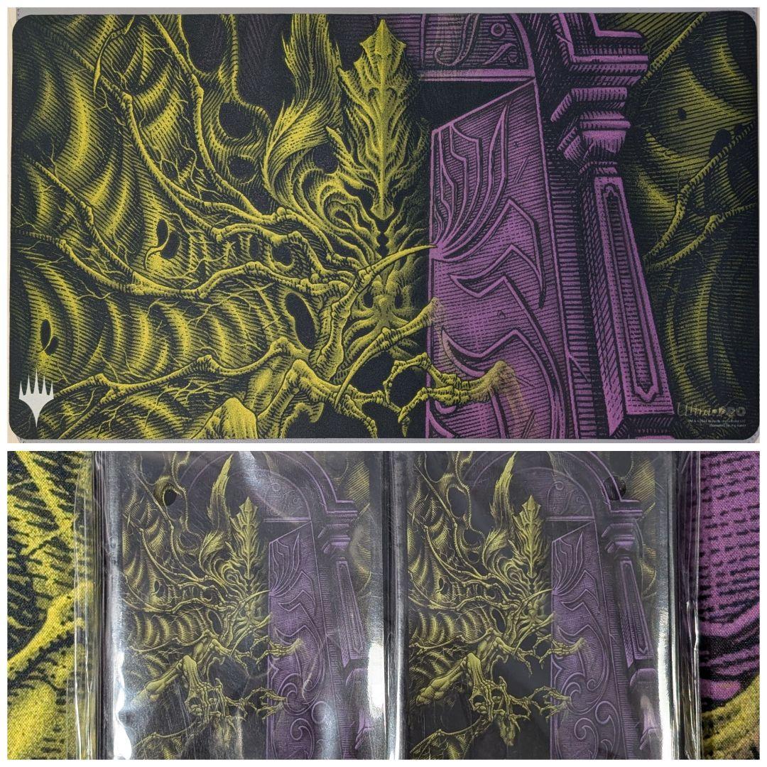 【未使用】恐怖を喰うもの、ヴァルガヴォス　ボーダーレス版　プレイマット+スリーブ