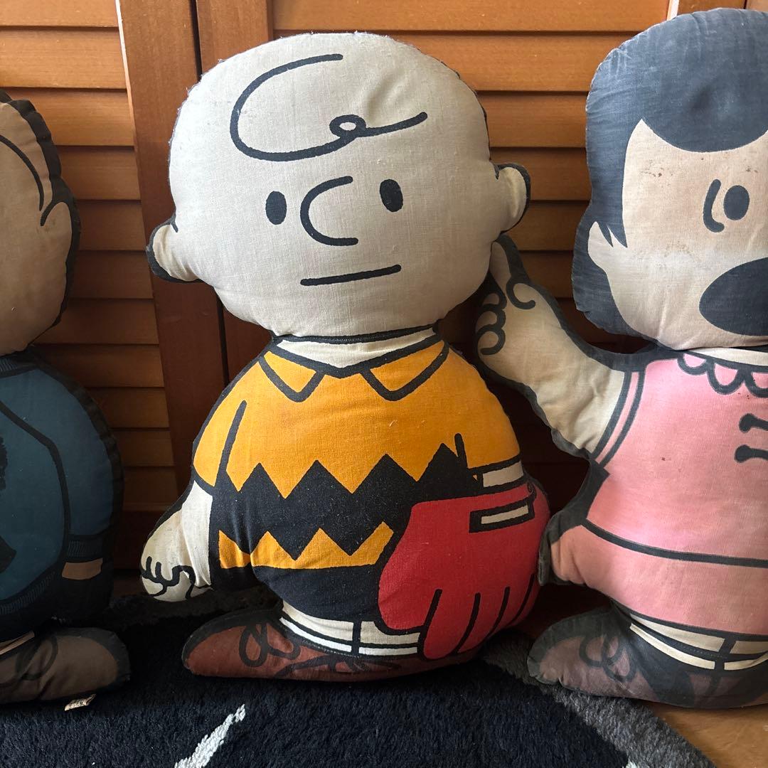 レア‼️ビンテージ　 ’63 PEANUTS GANG プラッシュドール4体Set