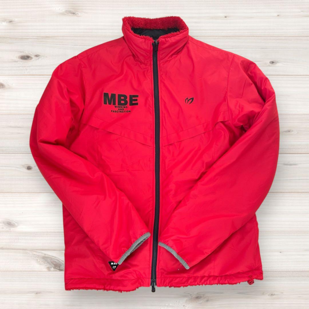 【極暖】マスターバニー リバーシブル ブルゾン 5/L フリース×ナイロン 赤