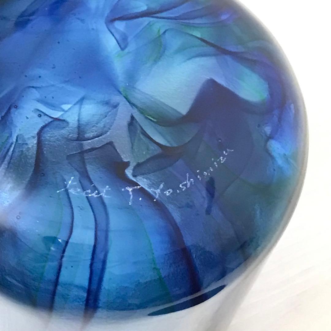 由水常雄作　「流水紋水指　碧潭」