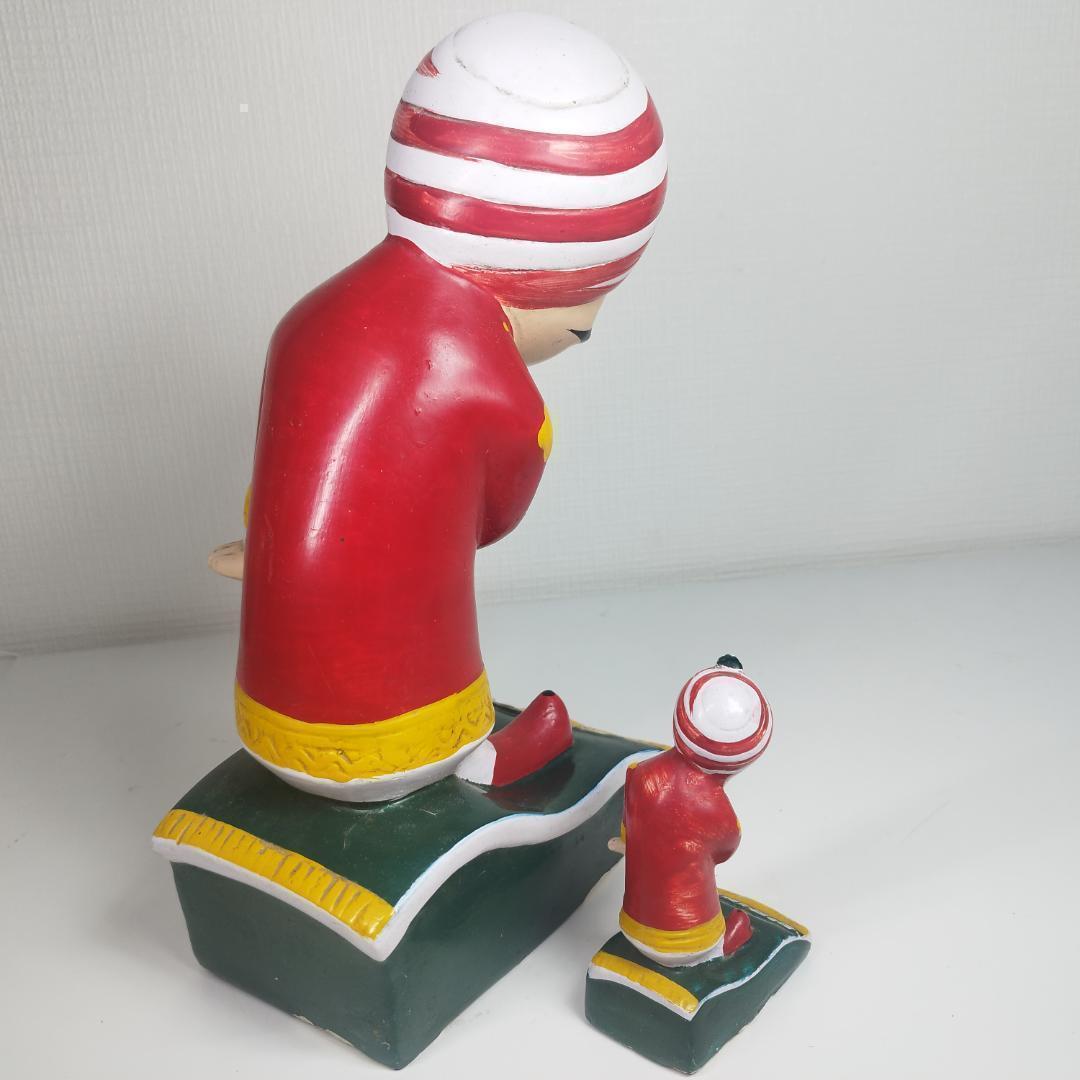 マハラジャ Air India インド航空 ビンテージ 70’s 置物 hAT4