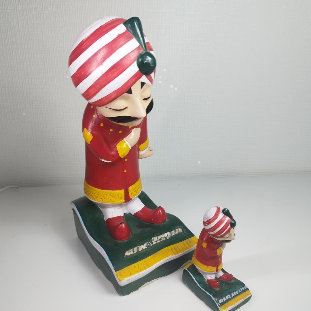 マハラジャ Air India インド航空 ビンテージ 70’s 置物 hAT4