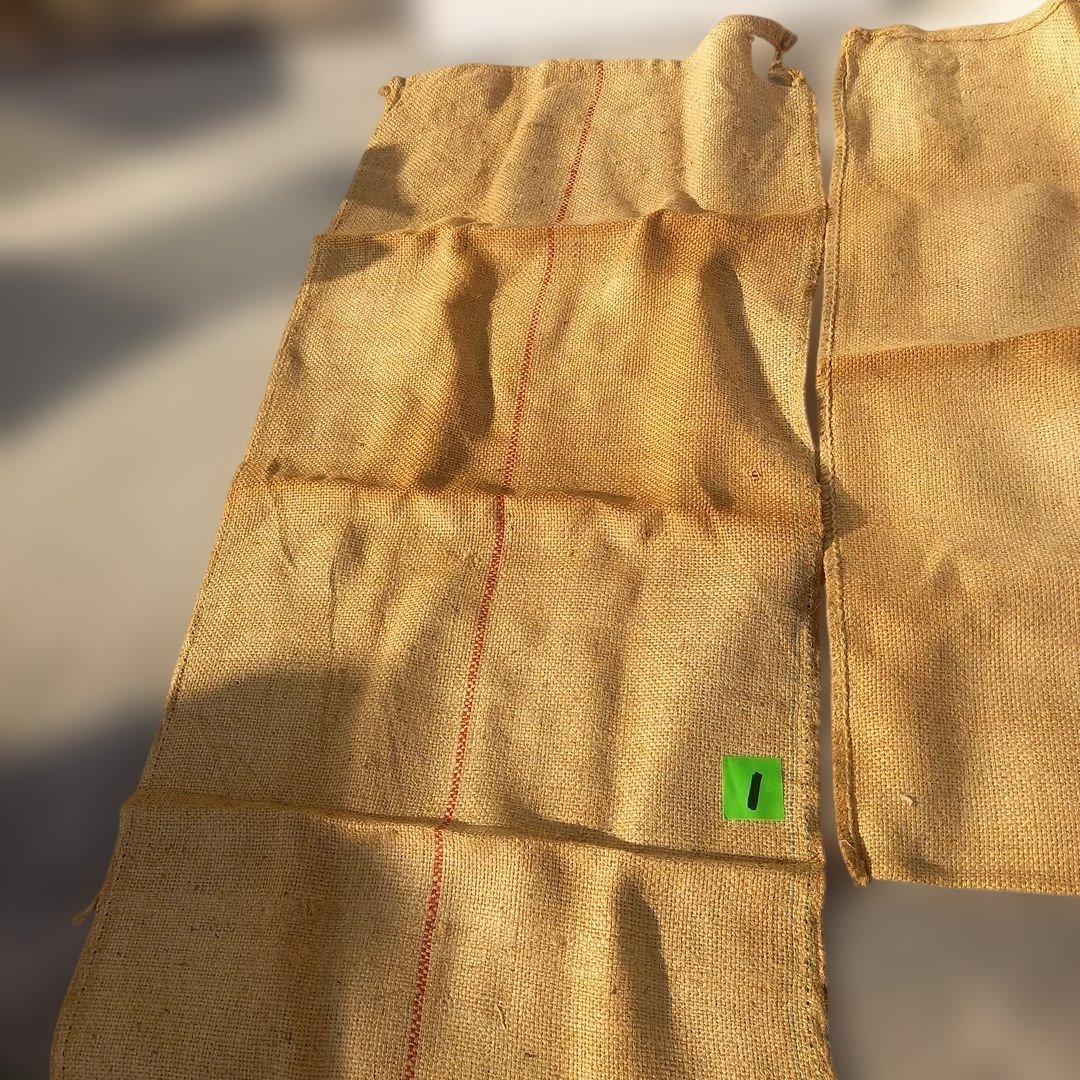 アンティーク　三交前株式会社 大豆用の麻袋 　3個セット