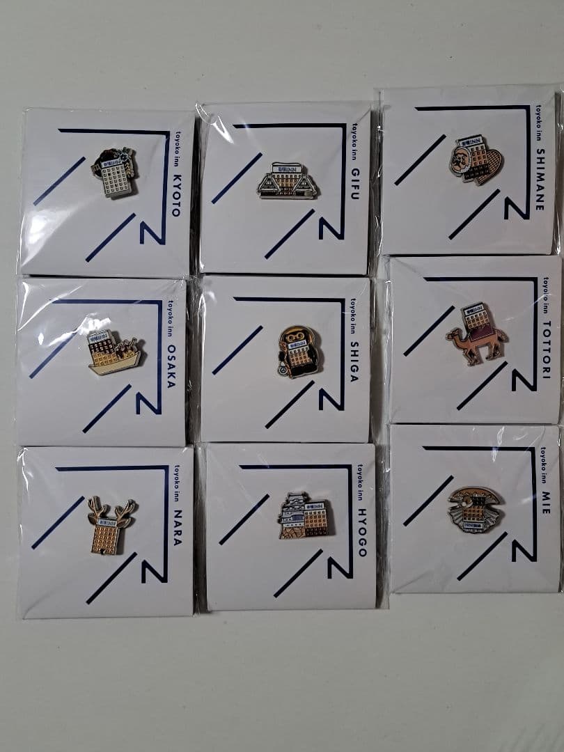 東横INN ピンバッジセット 9個