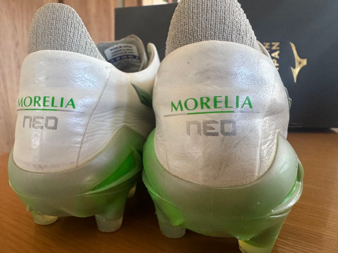 Mizuno サッカーシューズ プロフェッショナルモデル　モレリア　白緑　限定品