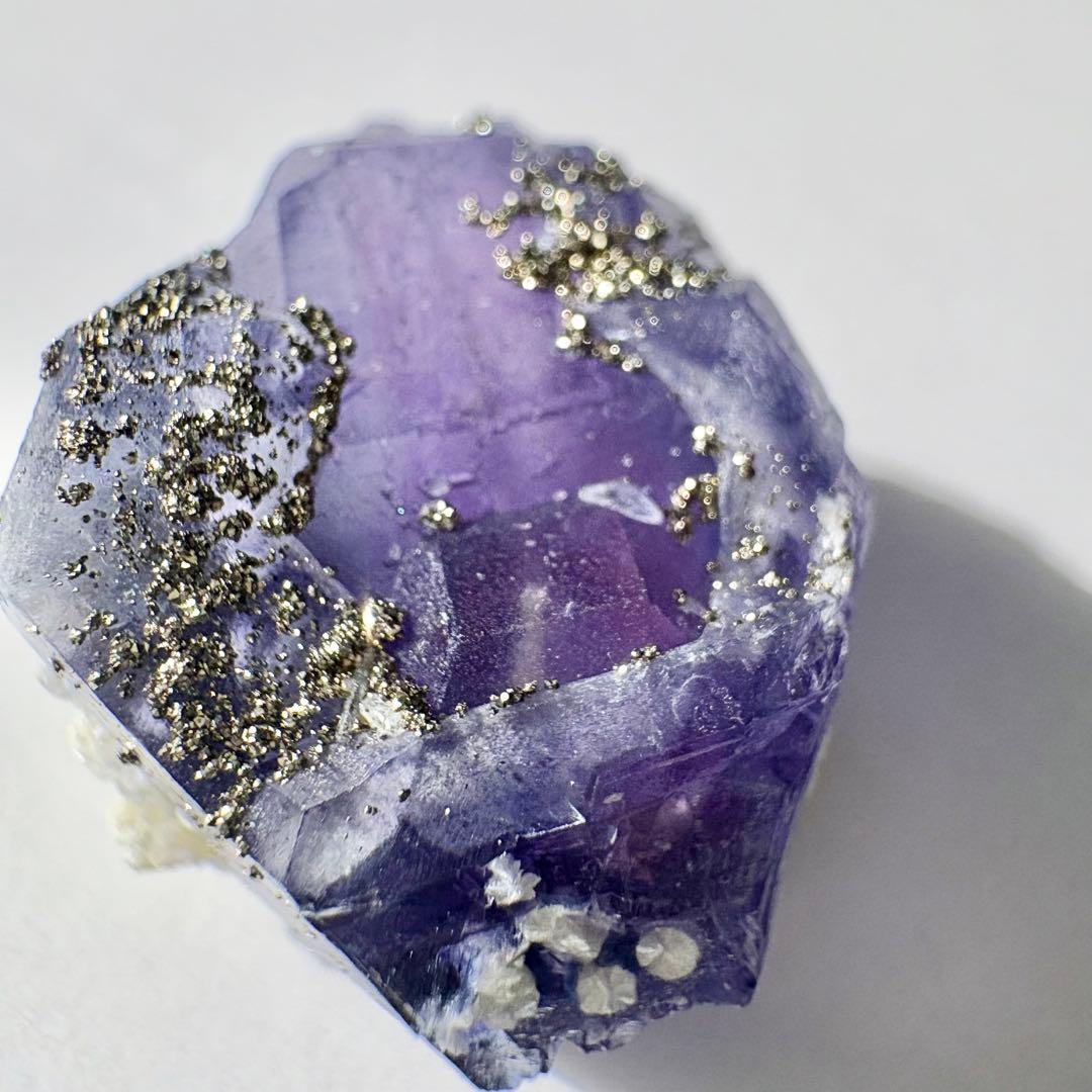 515 中国 内モンゴル産 レアタイプ フローライト&パイライト