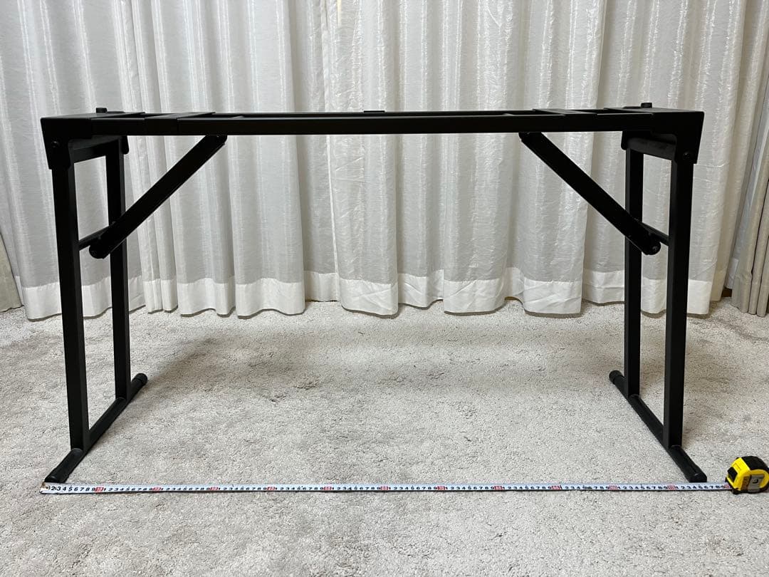 キーボードスタンド ブラック 幅約117cm