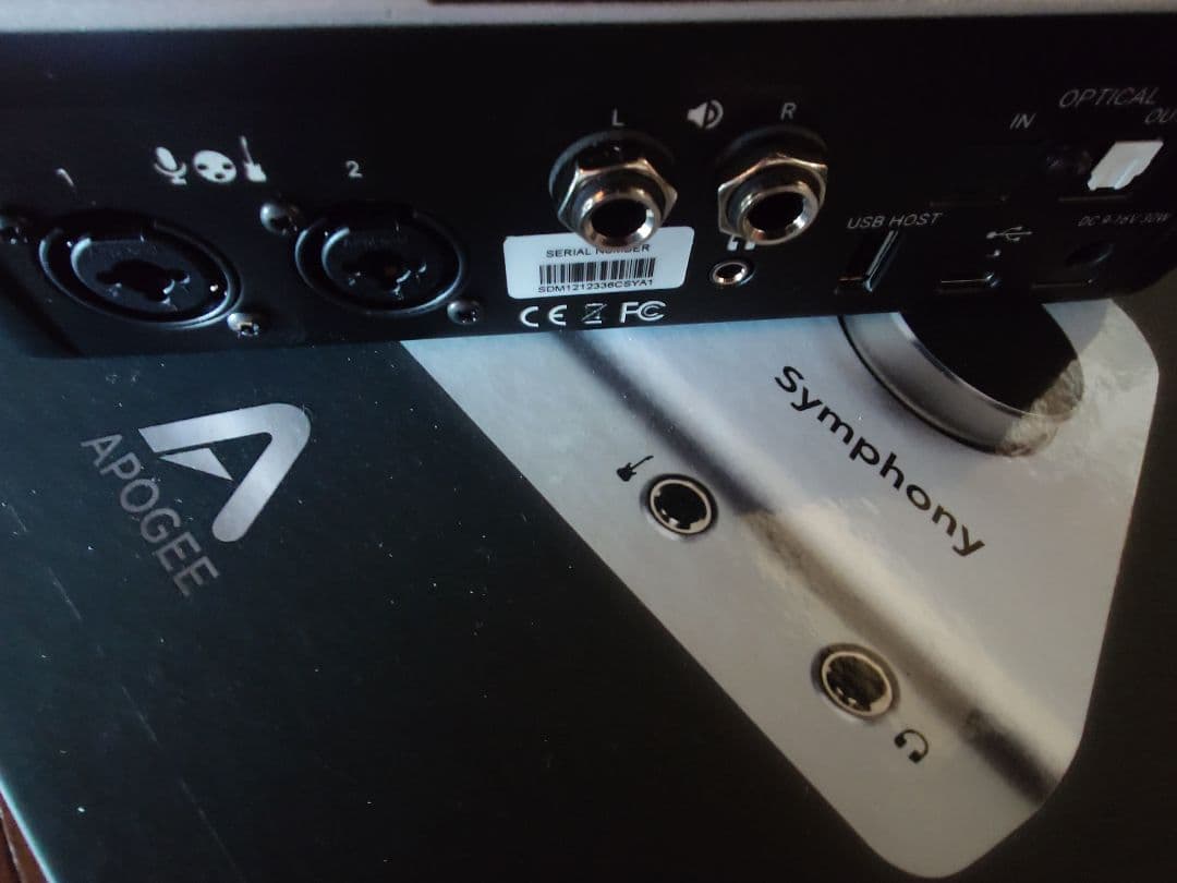 APOGEE Symphony オーディオインターフェイス