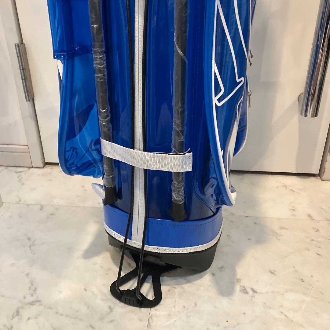 UNDEFEATED キャディバッグ 青