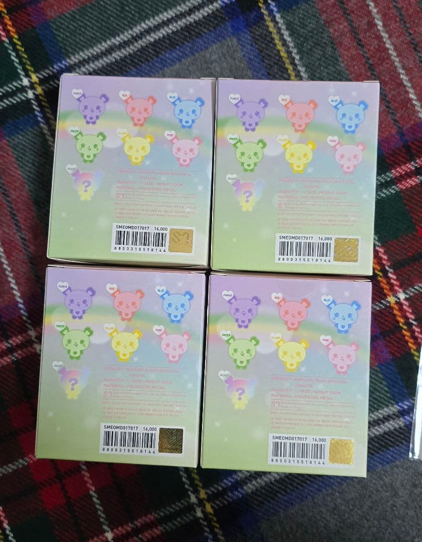 未開封　NCT COLOR WISH DOLL　サクヤ　4個セット&トレカ