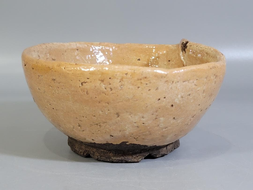 茶道具 古萩 沓茶碗 時代物 DT252