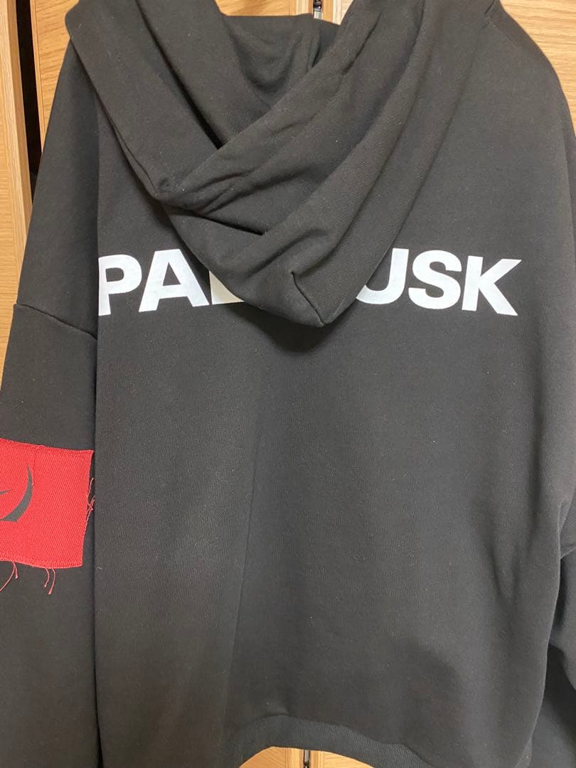 Paleduskパッチワークフーディ ジップパーカー　サイズ2