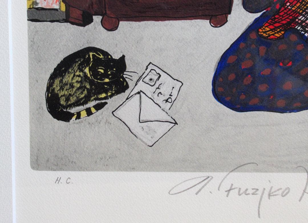 フジ子・ヘミング 版画「想ひ出」