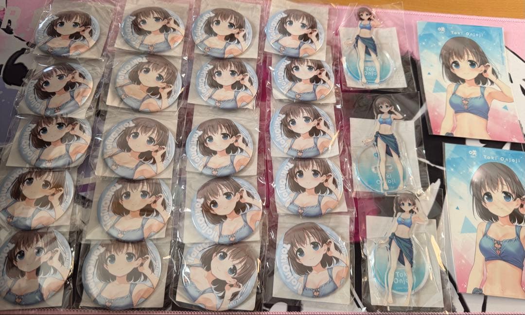 咲-Saki- オンラインくじ 園城寺怜 アクリルスタンド 缶バッジ 特典