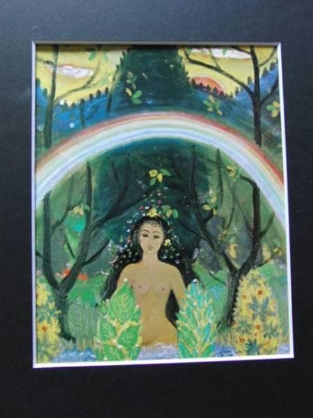 OTTO　DJAJA（オット　ジャヤ）、虹、希少な大判画集画、状態良好