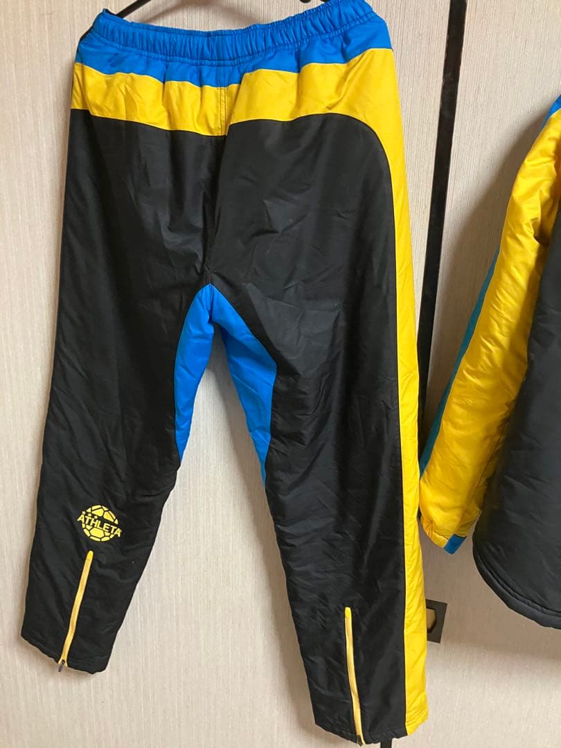 ATHLETAアスレタ中綿ウインドブレーカー ジャージ セットアップ上下メンズL
