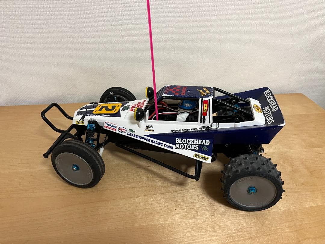 karlgocci。タミヤ RC グラスホッパーカスタム ブロックヘッド