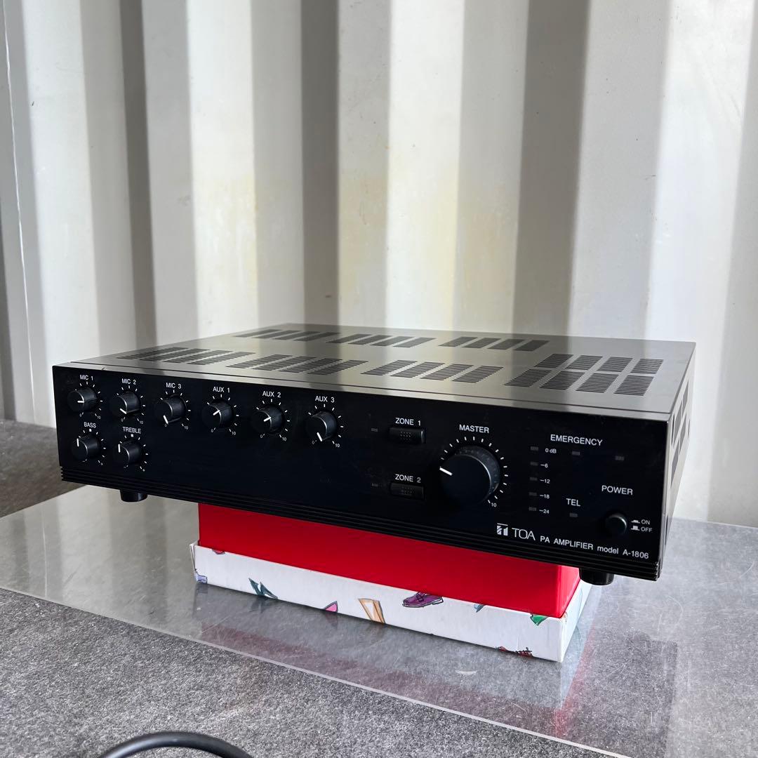 94美品✨　TOA A-1806 アンプ　マイクセット　SHURE