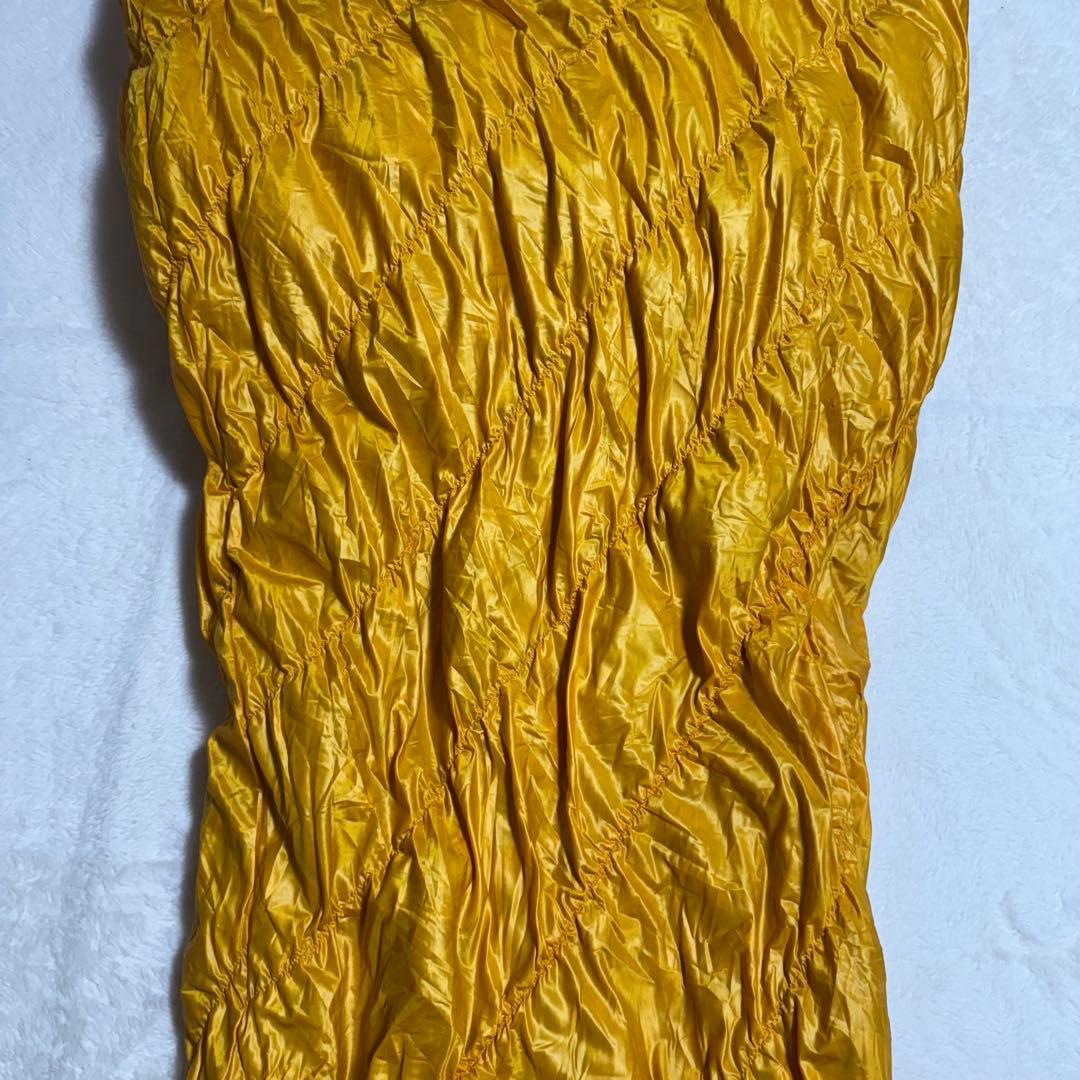 極美品モンベル現行モデルダウンハガー650 #2 ロング男女兼用イエローシュラフ