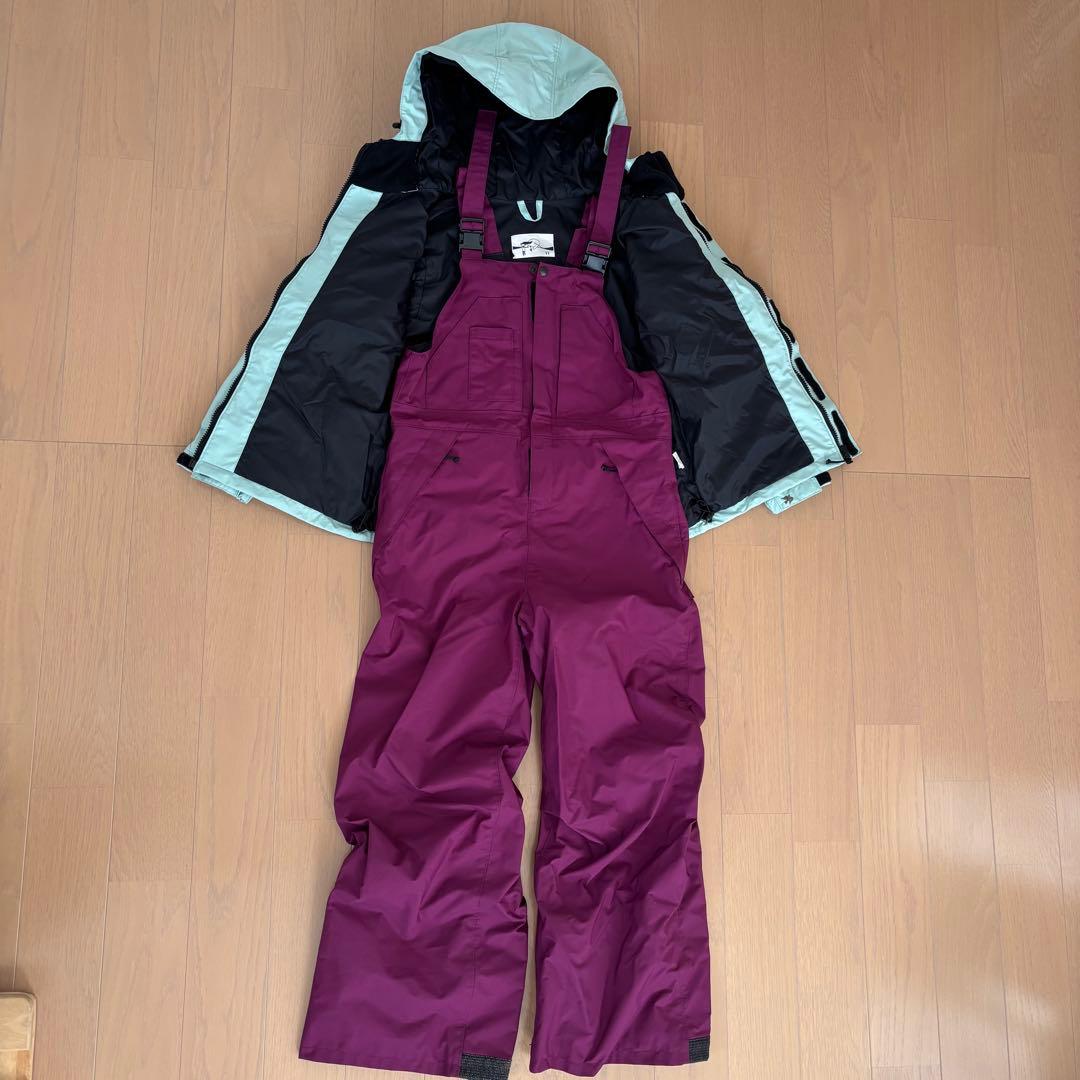 greenclothing ii フリージャケット　ビブパン　上下セット