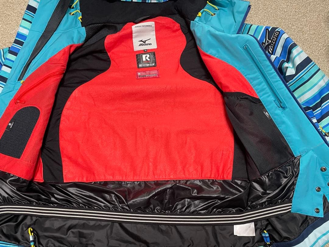 美品ペア(2着) ◆MIZUNOミズノ◆ スキーウェアブレスサーモM／WMサイズ