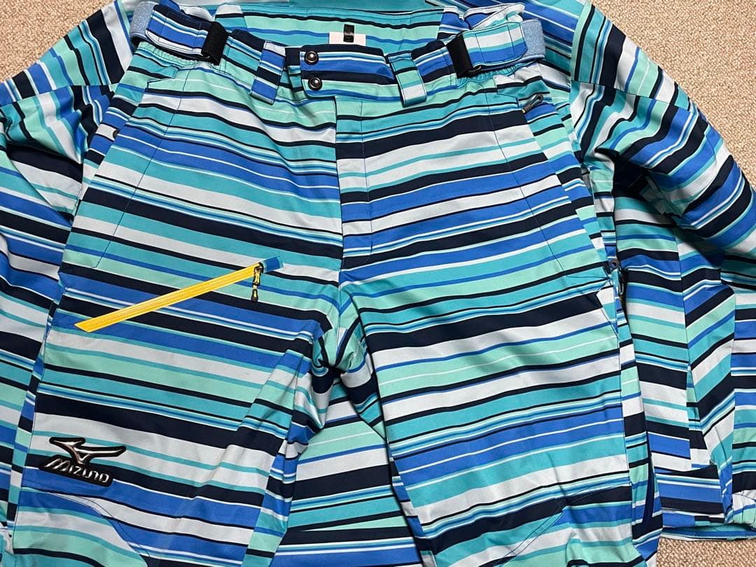 美品ペア(2着) ◆MIZUNOミズノ◆ スキーウェアブレスサーモM／WMサイズ