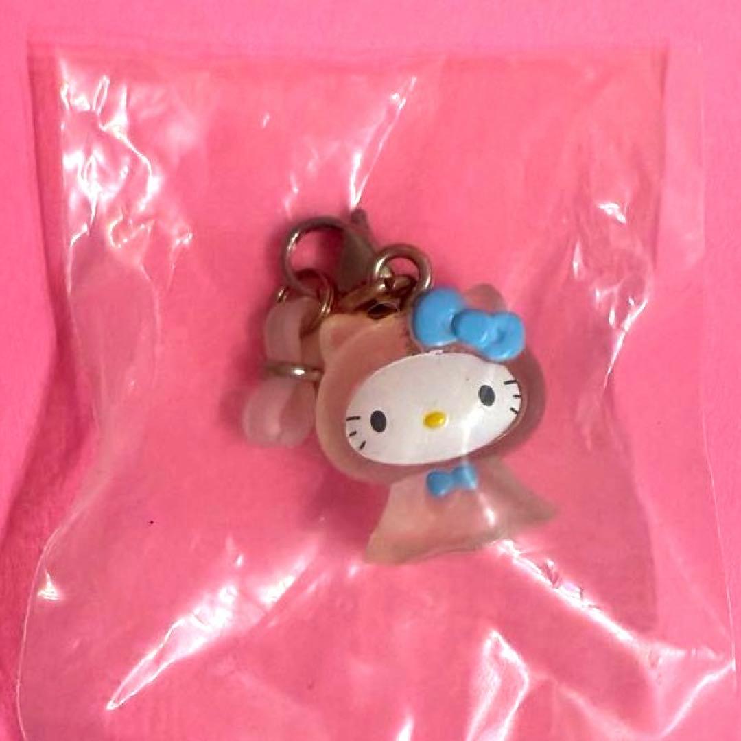 レア　キティ　クリア　めじるしアクセサリー　サンリオキャラクターズ２　水色リボン