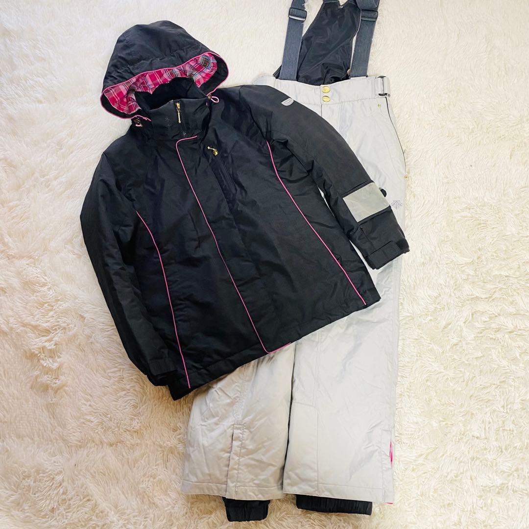 美品 DESCENTE デサント スキーウェア上下セット M チェック