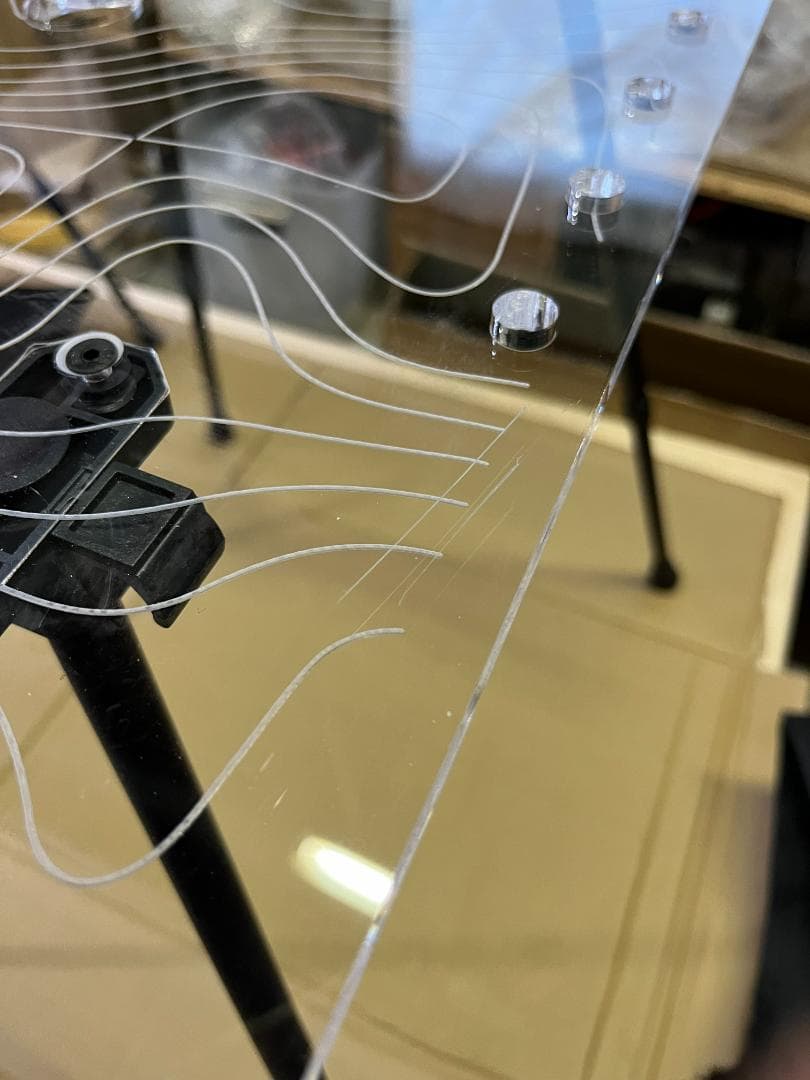 28000円→アウトレットSALE！アクリルキャンプテーブル80ｘ40ｃｍ棚付き